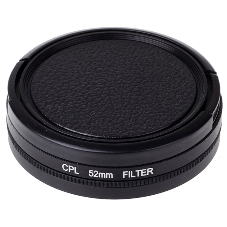 52mm CPL Filter Circular Polarizer Lens Filter with Cap for Xiaomi Xiaoyi 4K+ / 4K, Xiaoyi Lite, Xiaoyi  Sport Camera