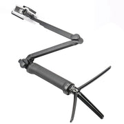 3-Way Multi Function Extendable Monopod Tripod Folding Rotating Arm Camera Handle for GoPro, Insta360, DJI and Other Action Cameras