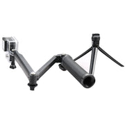 3-Way Multi Function Extendable Monopod Tripod Folding Rotating Arm Camera Handle for GoPro, Insta360, DJI and Other Action Cameras