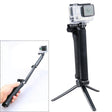 3-Way Multi Function Extendable Monopod Tripod Folding Rotating Arm Camera Handle for GoPro, Insta360, DJI and Other Action Cameras - Extendable Pole by PMC TechLife | Online Shopping South Africa | PMC TechLife | Buy Now Pay Later Mobicred