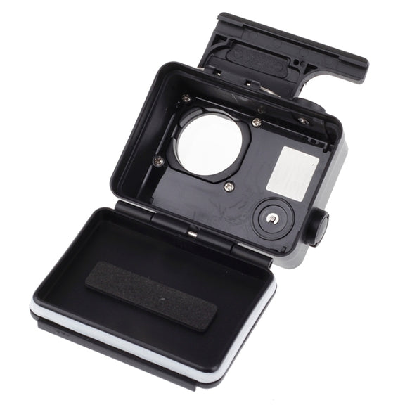 Black Edition Water-resistant Housing Protective Case with Buckle Basic Mount for GoPro HERO4 /3+,  Water-resistant Depth: 10m(Black)