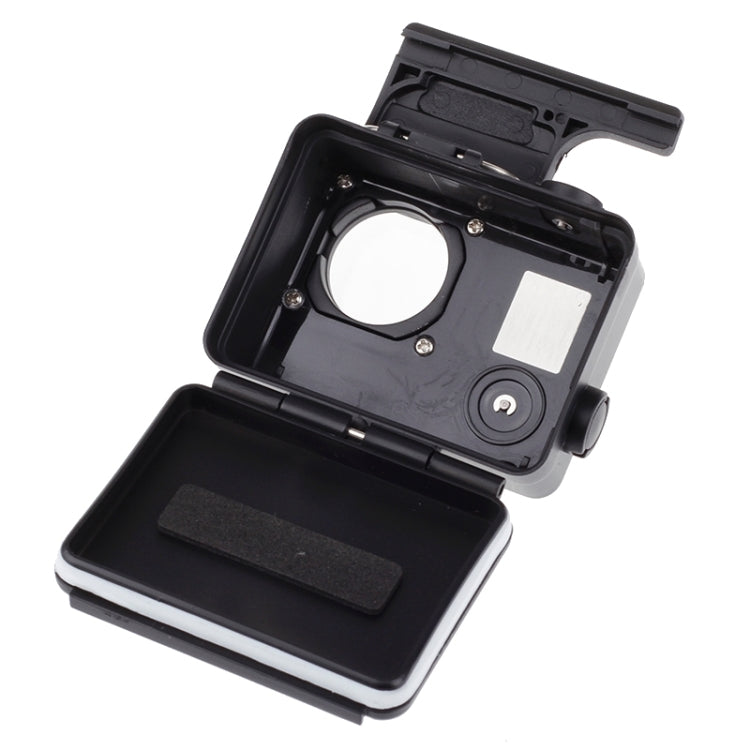 Black Edition Water-resistant Housing Protective Case with Buckle Basic Mount for GoPro HERO4 /3+,  Water-resistant Depth: 10m(Black)