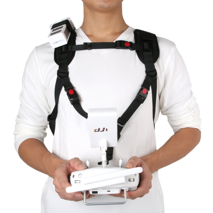 Shoulder Backpack Carry Case Multipurpose Bag Neck Strap Belt for Dji Phantom 3 / 2 / 1 / Vision+, Carry Available for Quadcopter, Remote Controller, Battery, Propellers(Black)