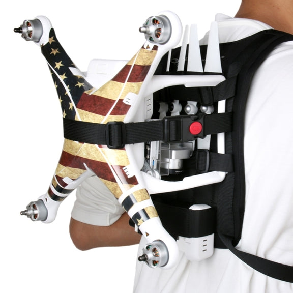 Shoulder Backpack Carry Case Multipurpose Bag Neck Strap Belt for Dji Phantom 3 / 2 / 1 / Vision+, Carry Available for Quadcopter, Remote Controller, Battery, Propellers(Black)