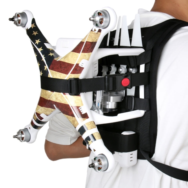 Shoulder Backpack Carry Case Multipurpose Bag Neck Strap Belt for Dji Phantom 3 / 2 / 1 / Vision+, Carry Available for Quadcopter, Remote Controller, Battery, Propellers(Black)
