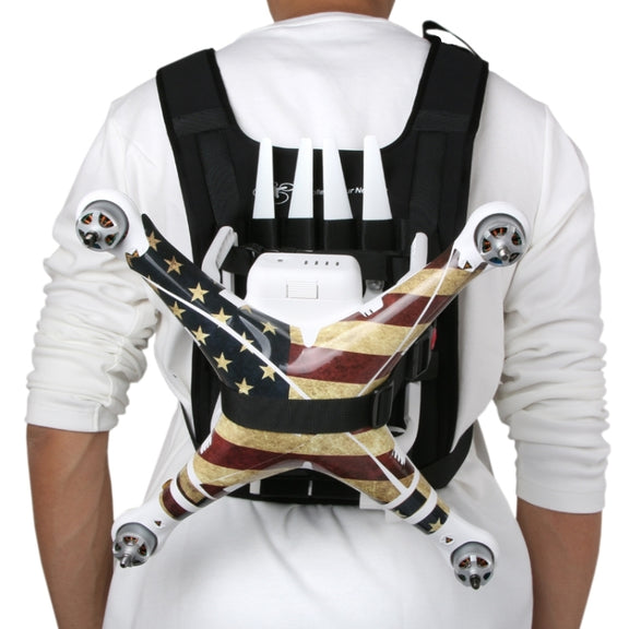 Shoulder Backpack Carry Case Multipurpose Bag Neck Strap Belt for Dji Phantom 3 / 2 / 1 / Vision+, Carry Available for Quadcopter, Remote Controller, Battery, Propellers(Black)