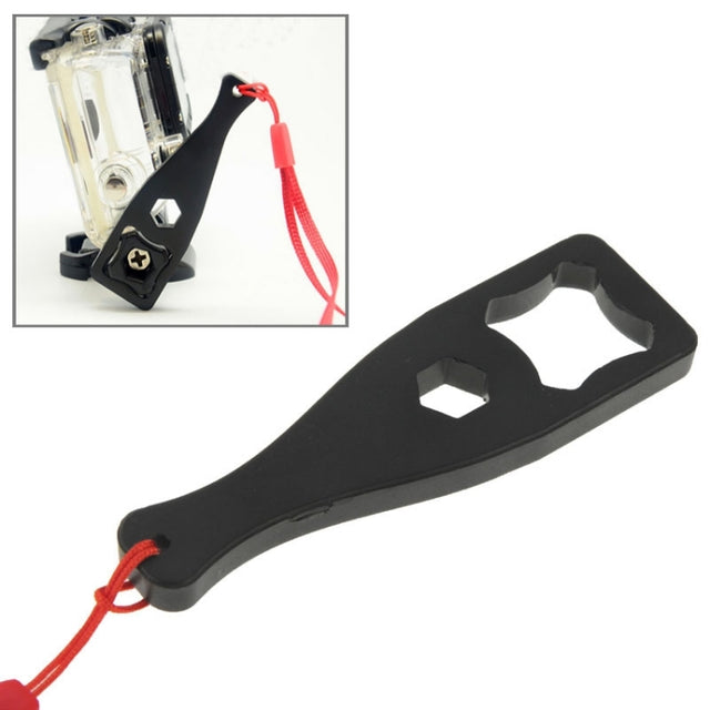 5pcs Plastic Screw Rod Screw Cap Spanner Wrench with Lanyard for GoPro, Insta360, DJI and Other Action Cameras