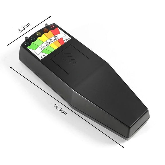 5-LED Electromagnetic Radiation Detector EMF Meter Tester