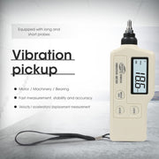 BENETECH GM63A Vibration Meter Digital Tester Vibrometer Analyzer Acceleration Velocity(White)
