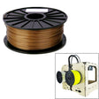PLA 1.75 mm 3D Printer Filaments(Gold) - Consumables by PMC TechLife | Online Shopping South Africa | PMC TechLife | Buy Now Pay Later Mobicred