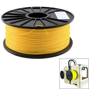 PLA 3.0 mm Fluorescent 3D Printer Filaments, about 115m(Yellow)