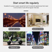 Multifunction Weekly Programmable Electronic Timer(White)
