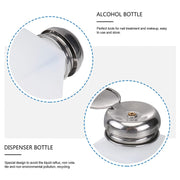 250ml Push Down Alcohol and Liquid Container Bottle(White)