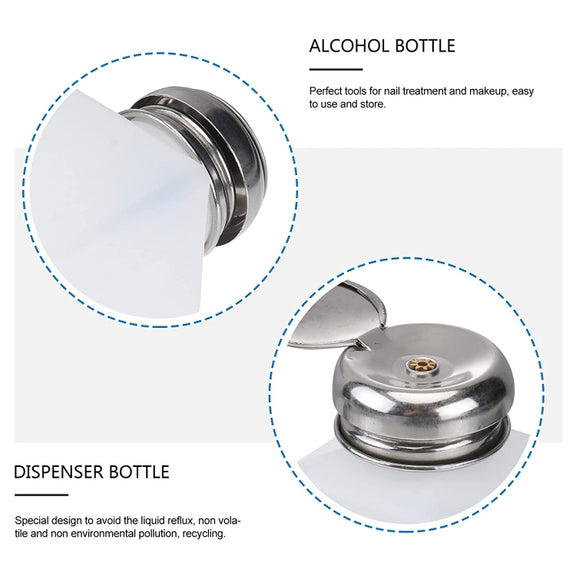 250ml Push Down Alcohol and Liquid Container Bottle(White)