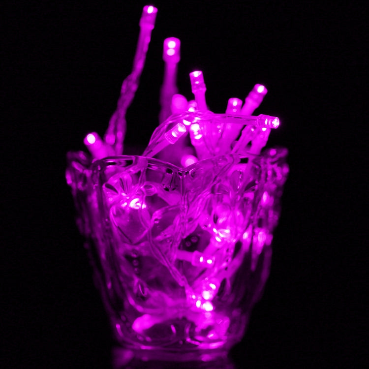 3m String Decoration Light, For Christmas Party, 30 LED,  2-Mode Flash, Battery Powered(Pink Light)