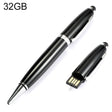 2 in 1 Pen Style USB Flash Disk, Black (32GB) - USB Flash Drives by PMC TechLife | Online Shopping South Africa | PMC TechLife | Buy Now Pay Later Mobicred