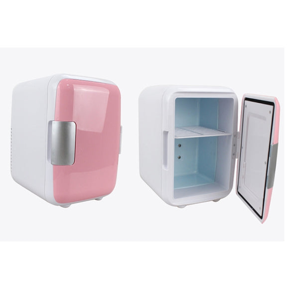4L Mini Car Refrigerator Electric Cooler / Warmer, Random Color Delivery