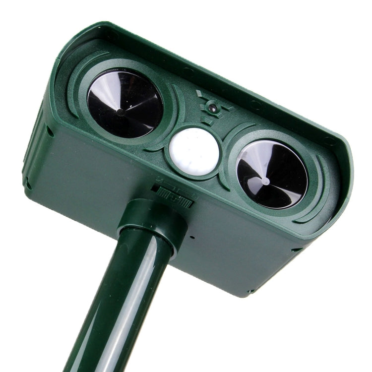 Ultrasonic Solar Powered Motion Activated Animal Repeller