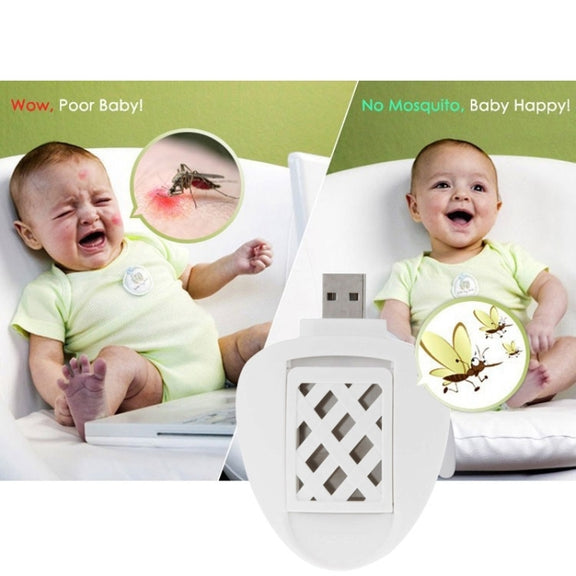 Portable USB Powered Electric Mosquito Killer(Green)