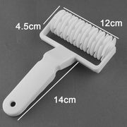 3 PCS Large Leather Cutter Plastic Netting Knife Roller Knife, Hob Cookie / Pizza Pie Crust Special Cake Mould