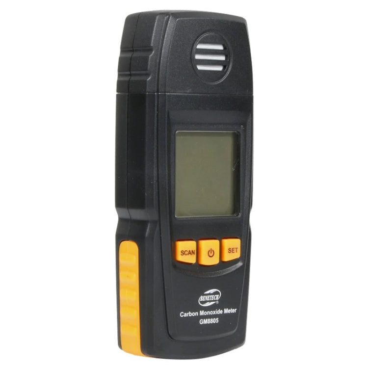 BENETECH GM8805 LCD Display Handheld Carbon Monoxide CO Monitor Detector Meter Tester, Measure Range: 0-1000ppm(Black)