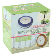 LED Light Control High Brightness Bedside Night Light with Socket(Blue)