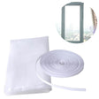 DIY Polyester Fly Screen/ Window Screen Hook and Loop Fastener Mosquito Net(White) - Door & Window Films by PMC TechLife | Online Shopping South Africa | PMC TechLife