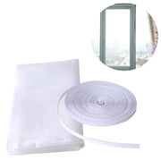 DIY Polyester Fly Screen/ Window Screen Hook and Loop Fastener Mosquito Net(White)