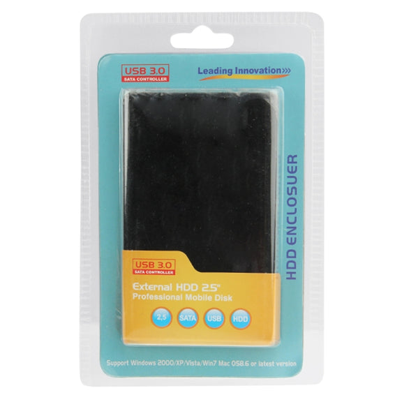 High Speed 2.5 inch HDD SATA & IDE External Case, Support USB 3.0(Black)