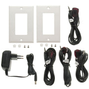 HDMI Single Cat5e / 6 50 Meters Wall Plate Extender (EU Plug)(White)