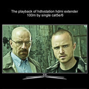 HDMI Extender Over Cat5e / 6 (EU Plug)(Black)