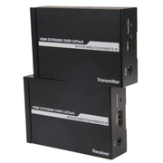 HDMI Extender Over Cat5e / 6 (EU Plug)(Black)
