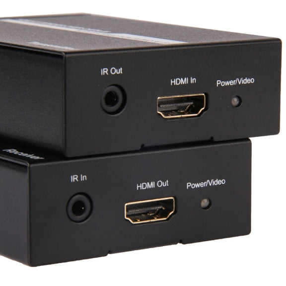 HDMI Extender Over Cat5e / 6 (EU Plug)(Black)