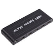 1080P 1x4 HDMI Splitter, 1.4 Version, EU Plug(Black) - Splitter by PMC TechLife | Online Shopping South Africa | PMC TechLife | Buy Now Pay Later Mobicred