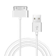 2m USB Double Sided Sync Data / Charging Cable For iPhone 4 & 4S / iPhone 3GS / 3G / iPad 3 / iPad 2 / iPad / iPod Touch(White) - Normal Style Cable by PMC TechLife | Online Shopping South Africa | PMC TechLife | Buy Now Pay Later Mobicred