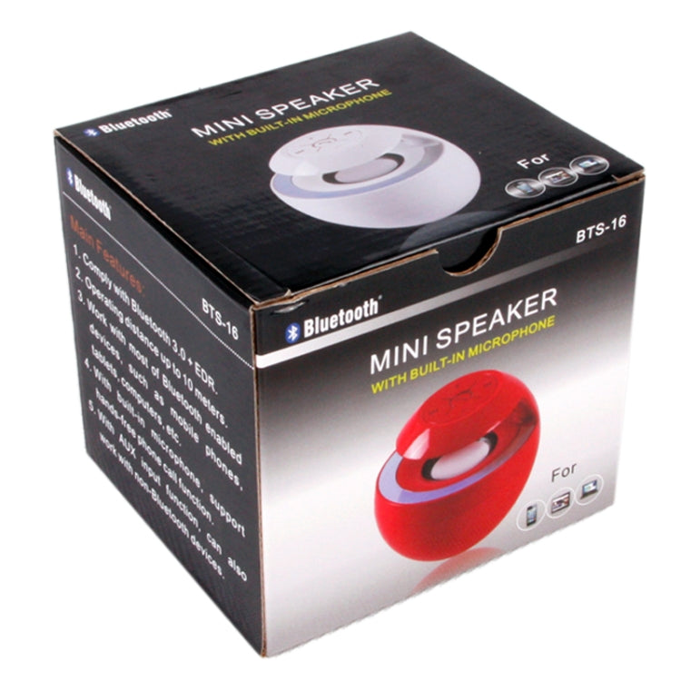 Attractive Swan Style Bluetooth 3.0 + EDR Speaker for iPad / iPhone / Other Bluetooth Mobile Phone, Support Handfree Function, BTS-16(White)