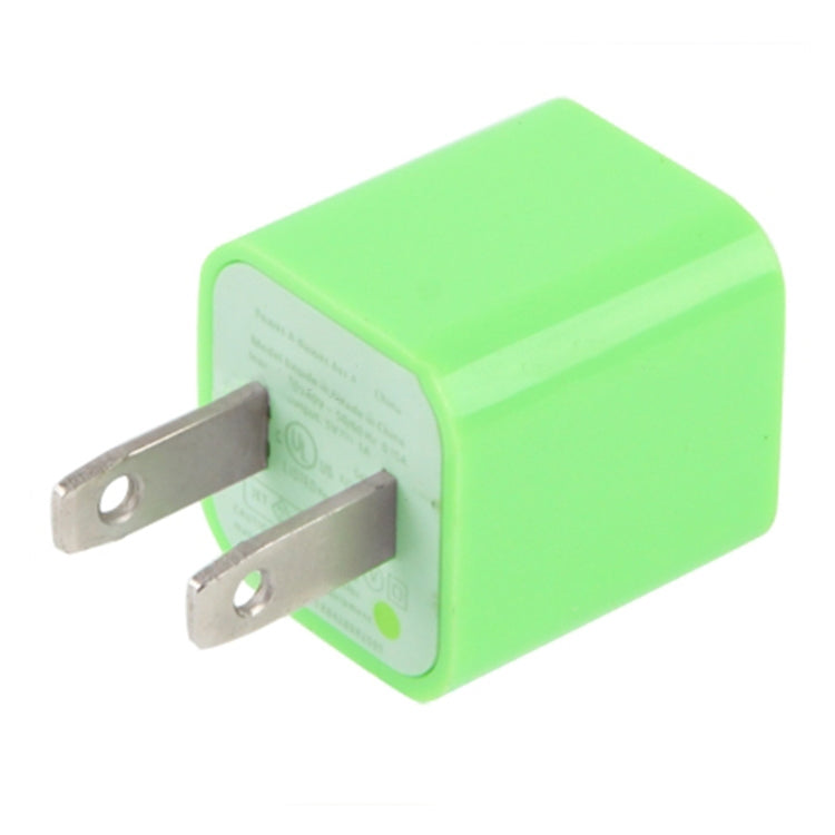 US Plug USB Charger(Green)