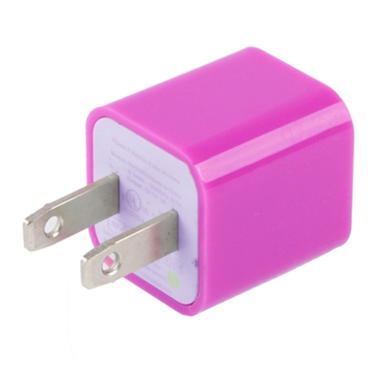 US Plug USB Charger(Magenta)