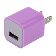 US Plug USB Charger(Purple)