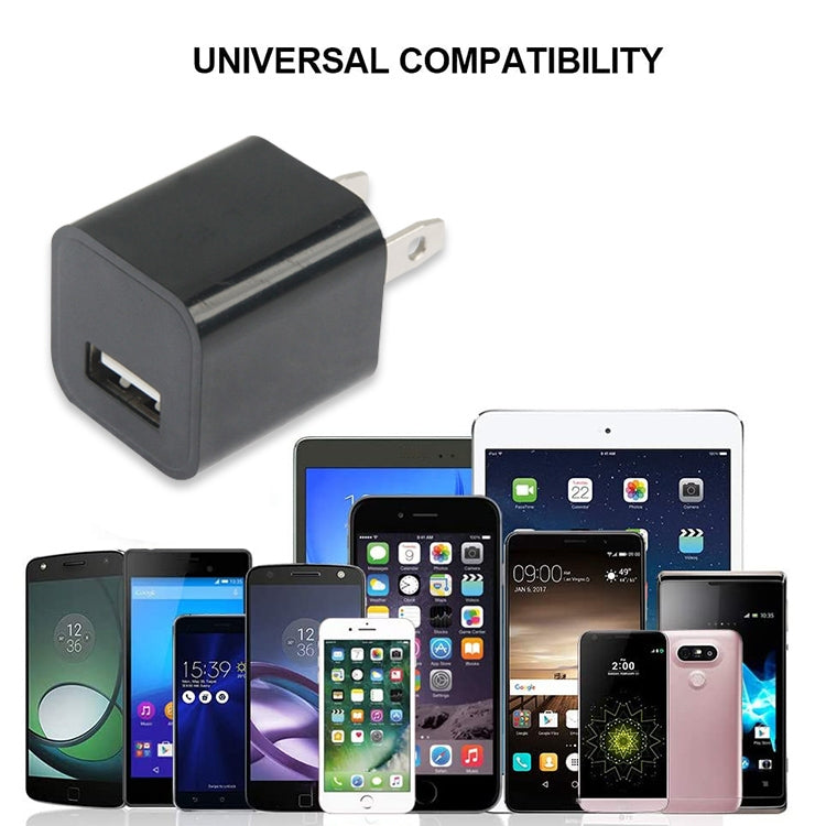 US Plug USB Charger(Purple)