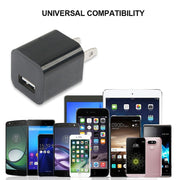 US Plug USB Charger(Purple)