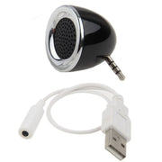 3W 3.5mm Jack Mobile Phone Speaker(Black)