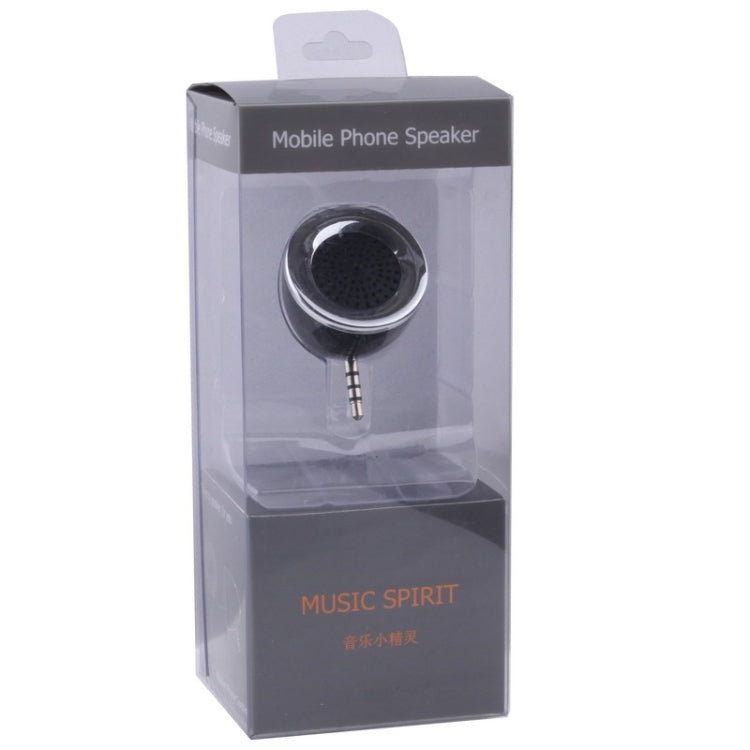 3W 3.5mm Jack Mobile Phone Speaker(Black)