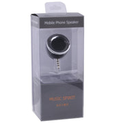 3W 3.5mm Jack Mobile Phone Speaker(Black)