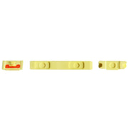 3 in 1 Mute Button + Power Button + Volume Button for iPhone 5C(Yellow)