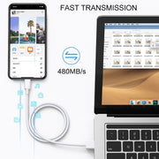 1m USB Sync Data & Charging Cable(White)