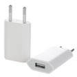 5V / 1A (EU Plug) USB Charger Adapter For  iPhone, Galaxy, Huawei, Xiaomi, LG, HTC and Other Smart Phones, Rechargeable Devices(White) - USB Charger by PMC TechLife | Online Shopping South Africa | PMC TechLife | Buy Now Pay Later Mobicred