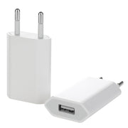 5V / 1A EU Socket USB Charger Adapter For  iPhone, Galaxy, Huawei, Xiaomi, LG, HTC and Other Smart Phones, Rechargeable Devices(White)