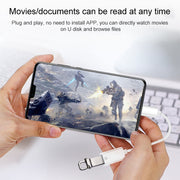USB OTG Connection Kit  (10cm)(White)