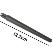 Electronic Component 7 Beam Round Handle Antistatic Cleaning Brush, Length: 12.2cm(Black)